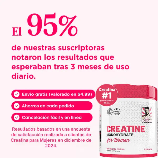 Creatina – Fórmula Especial para Aumentar Glúteos